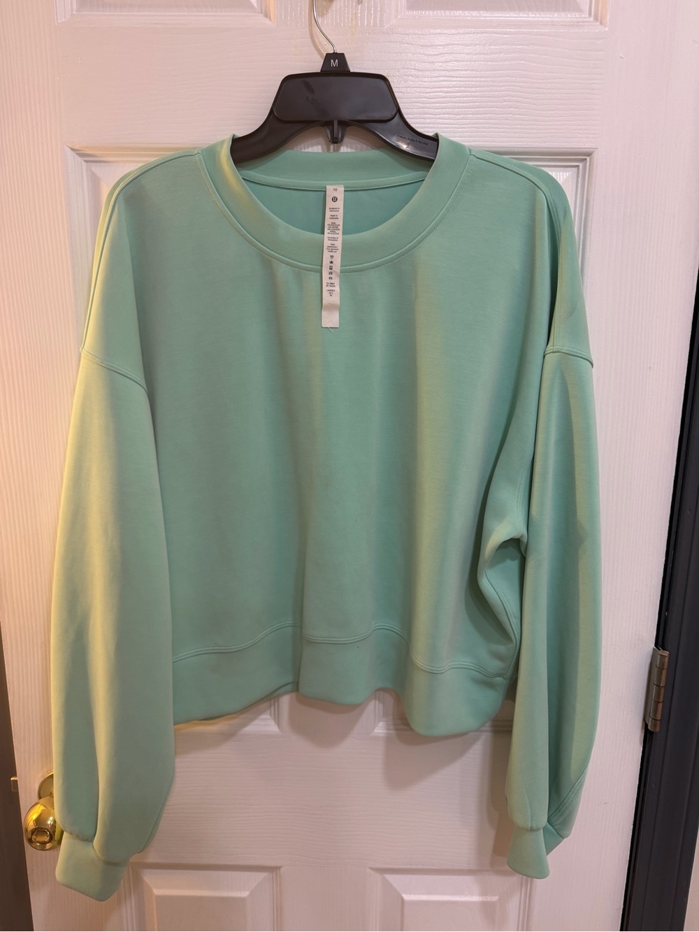 Lululemon Women's Mint Green Pullover Sweatshirt - Unbranded